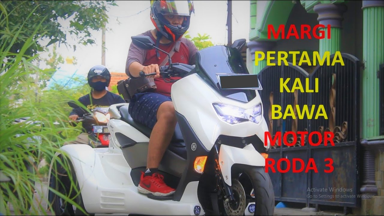 MARGI OE REVIEW BAWA MOTOR RODA 3 PERTAMA KALI DI JALAN - CAK POER - MARGI OE CHANNEL