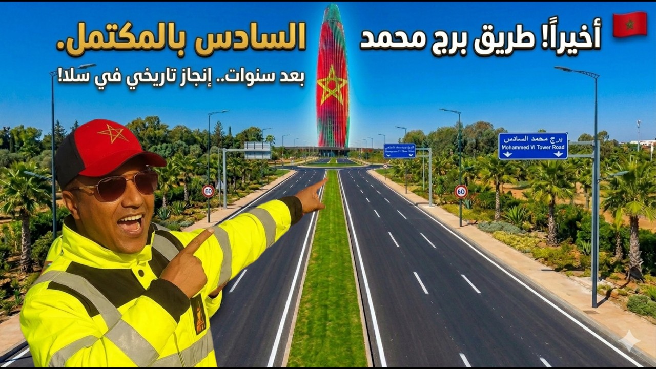 افتتاح الطريق الجديدة ديال برج محمد السادس 🇲🇦🔥 بعد سنوات من الإغلاق&hellip; طريق عالمية صراحة!