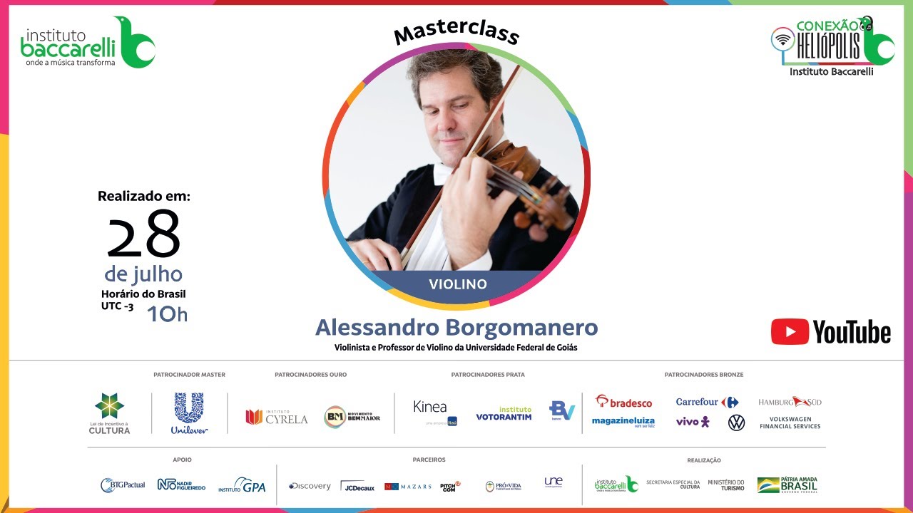 Master Class VIolino com Alessandro Borgomanero