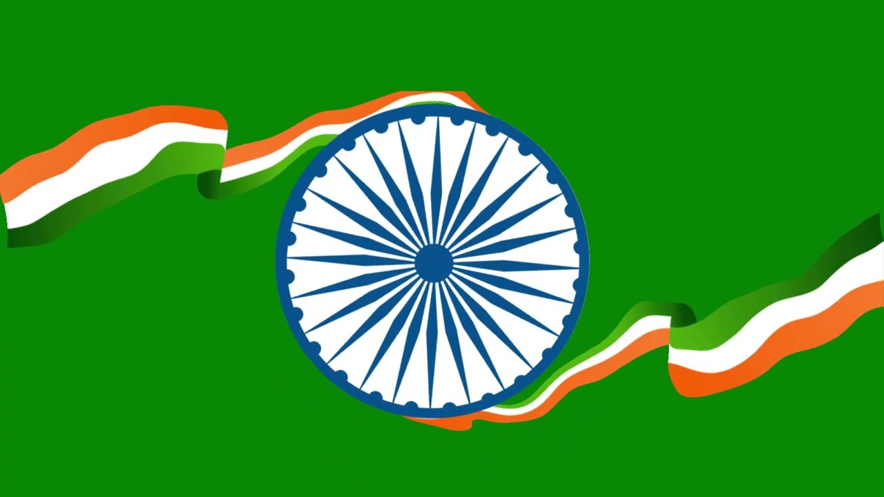 Indian Flag Green Screen No Copyright | Indian flag video Green Screen