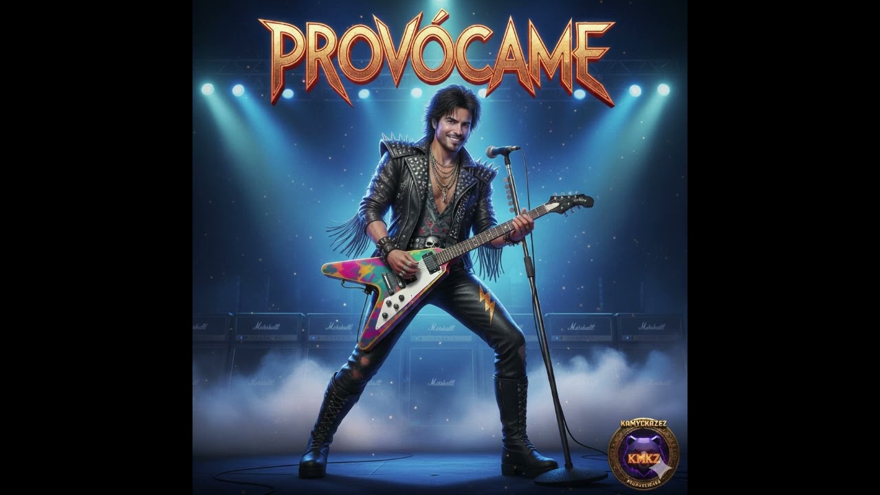 Provócame – Hard Rock / Glam Rock Cover IA – KAMYCKAZEZ PRODUCCIONES