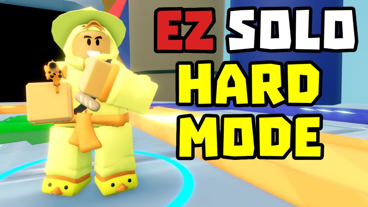 SOLO Ducky Revenge Hard Mode Победа С Cowboy + Полный Гайд | TDS Tower Defense Simulator