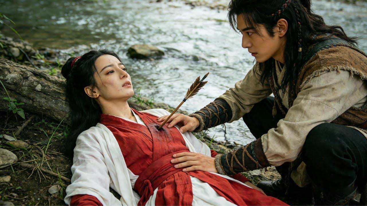 A stranded princess was chased and fell off a cliff,sure she'd die, but a grassland prince saved her