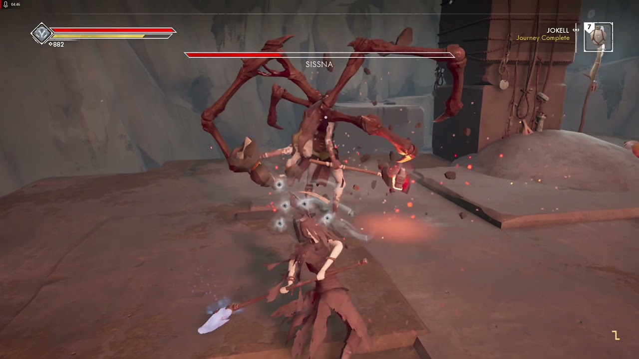 Ashen - beating Sissna on Children of Sissna mode