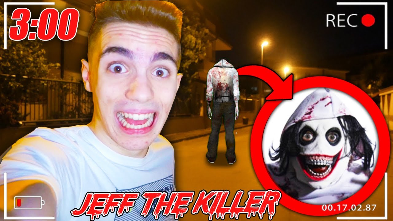 NON FARTI VEDERE DA "JEFF THE KILLER" ALLE 3 DI NOTTE!😱 MI VUOLE UCCIDERE FUORI CASA MIA!!🔪*pauroso*