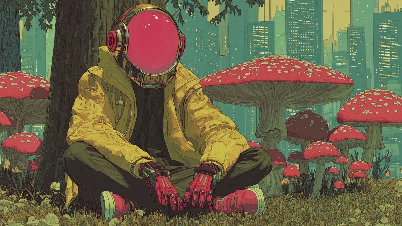 Daft Punk Mushroom Static // Lo-Fi Electro-Funk, Neo Soul Playlist to Study, Work & Chill