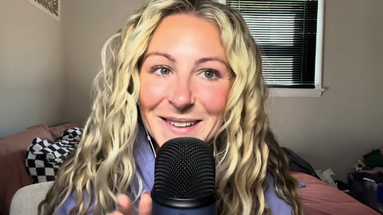 ASMR- whisper ramble, holding the mic, blue yeti sucks