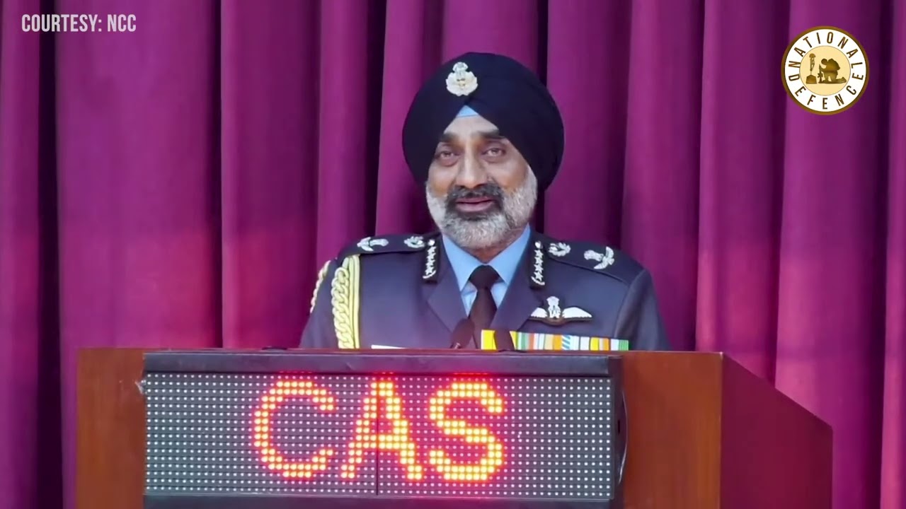 Indian Air Force CAS ACM AP Singh's Motivational Address To NCC Cadets at RDC 2026