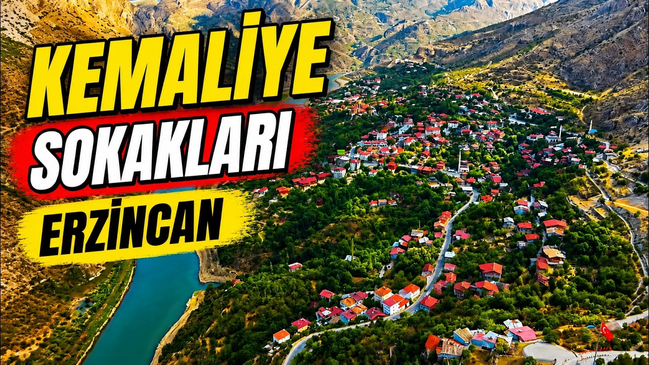 ERZİNCAN KEMALİYE (EĞİN) SOKAKLARINDA GEZİ
