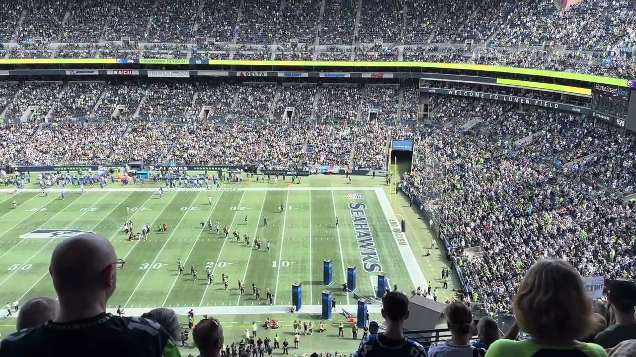 Seahawks vs Rams intro live from Lumen Field