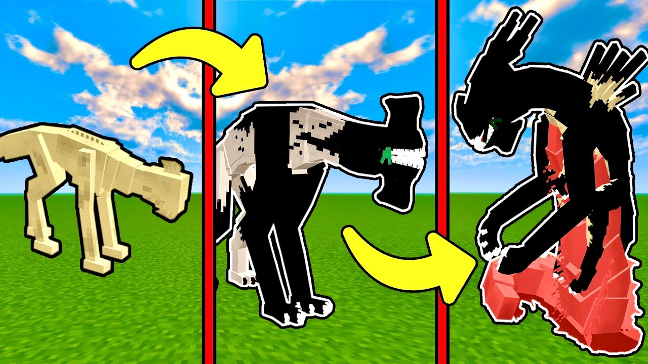 EVOLUTION of TERAMORPH PARASITE in MINECRAFT