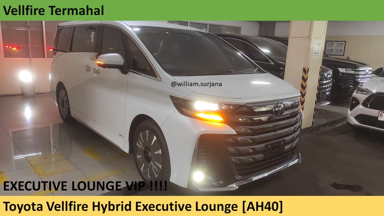 Toyota Vellfire Hybrid Executive Lounge [AH40] review - Indonesia