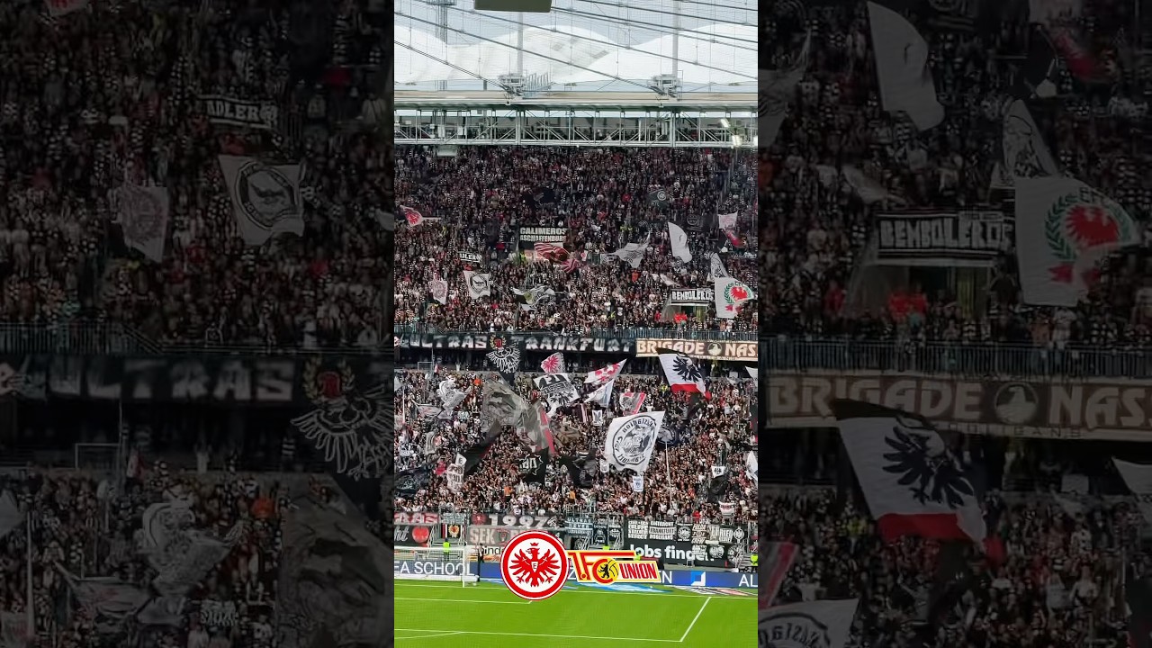 Eintracht Frankfurt fans against Union Berlin 😏