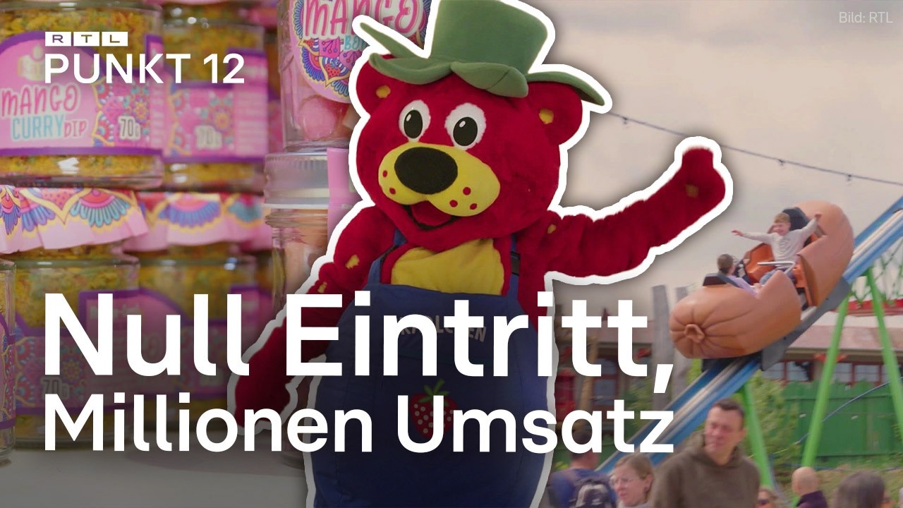 Erdbeerburger und Senf-Rutsche: Warum Karls Erlebnis-Dörfer Millionen Menschen anziehen | Punkt 12