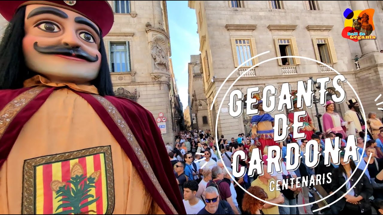 Gegants Centenaris de Cardona  - Cercavila 600 anys Gegants Barcelona