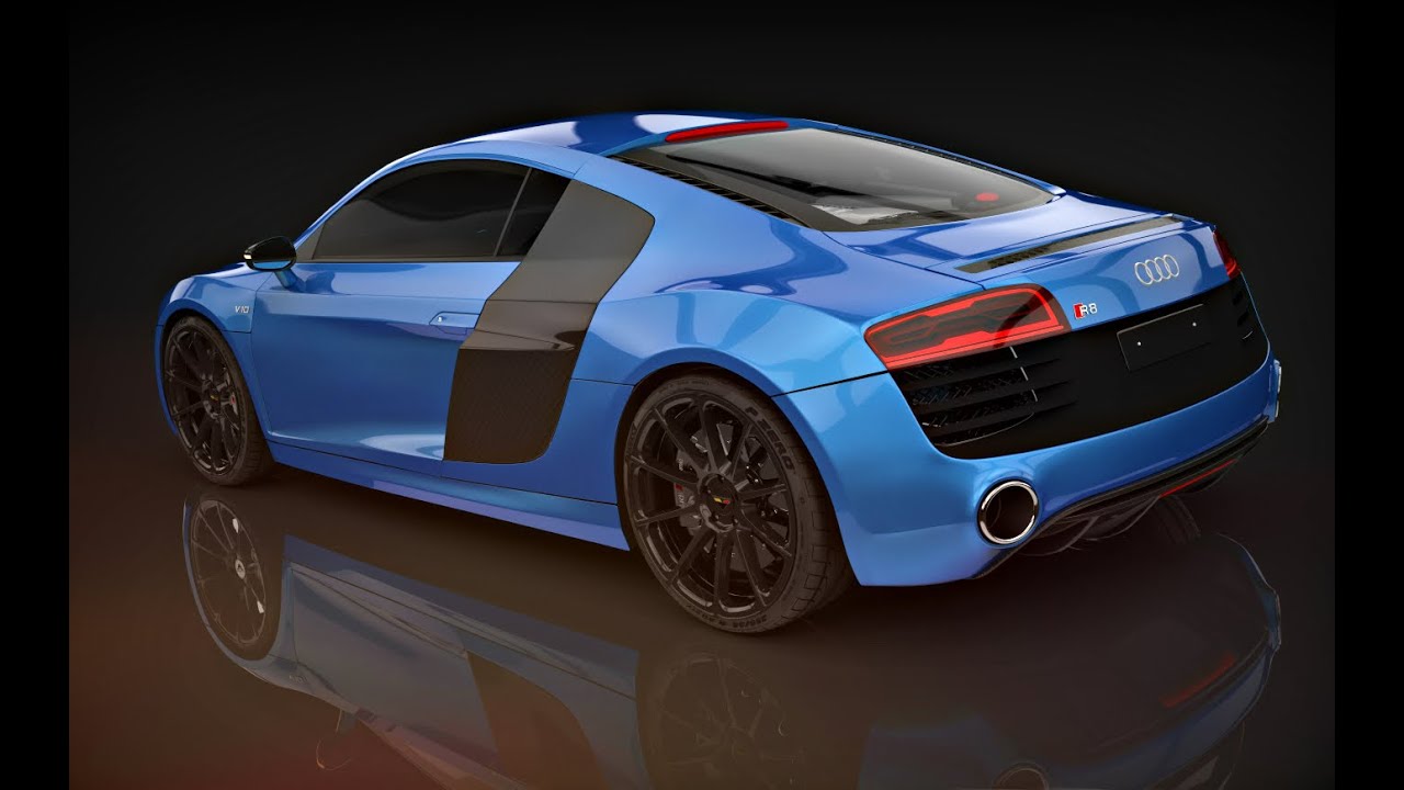 Audi R8 v10 plus | 3Ds Max Timelapse