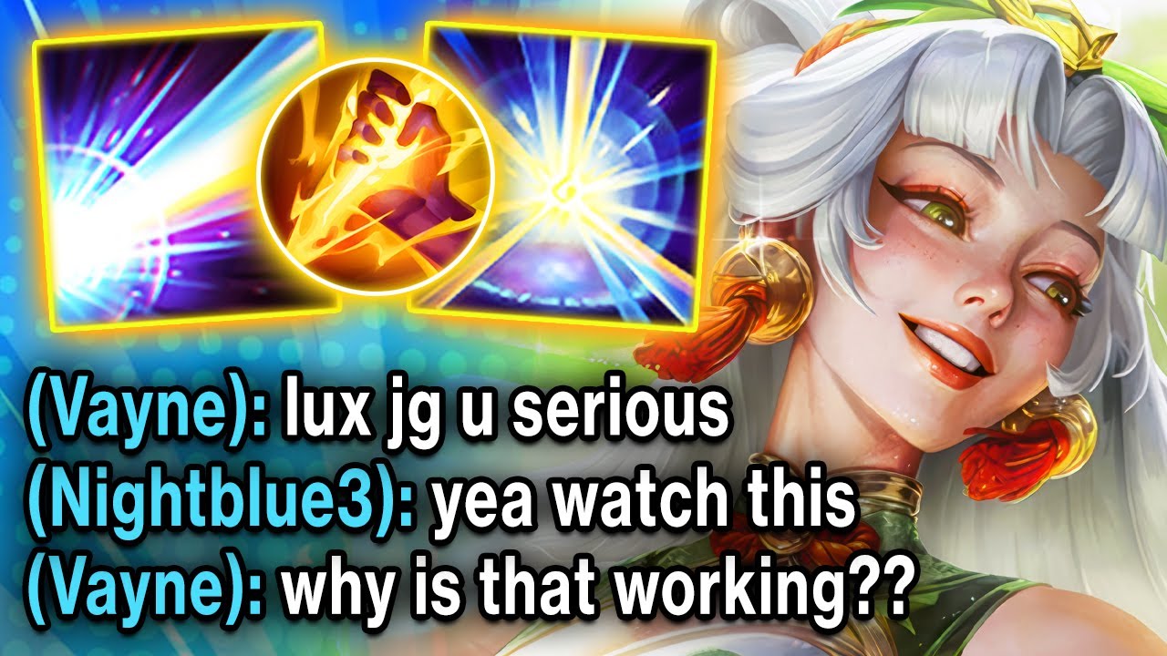 Showing my teammates Lux Jungle is ACTUALLY legit (i turned haters into believers)
