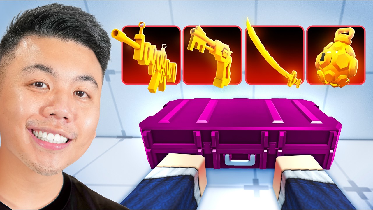 Roblox Rivals, But SKIN CASES Pick My Loadout!