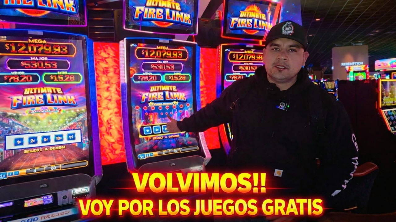 Me mov&iacute; de m&aacute;quina hasta que CAYERON los JUEGOS GRATIS en el casino
