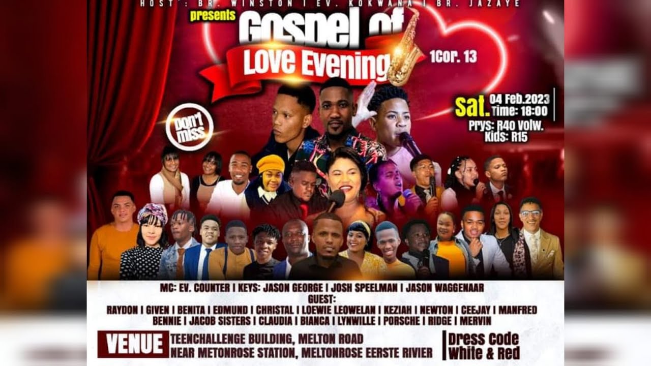 ✅Gospel of Love Evening (Winston Pinkster Sangaand)