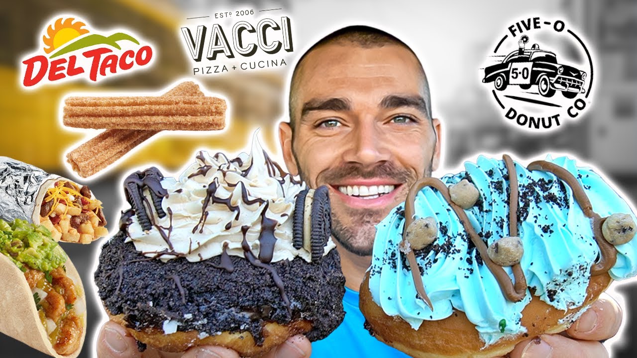 Five O Donuts | Del Taco | Vacci Pizza | CHEAT DAY