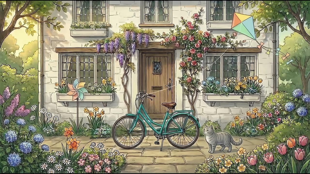 Good Mood Morning Jazz ☕🌸 – Relaxing Vintage Cafe Music