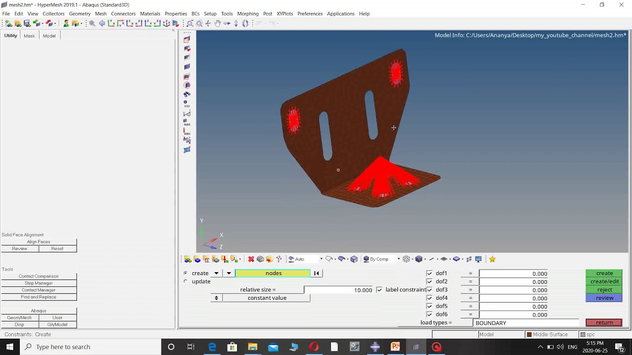 linear static analysis using abaqus