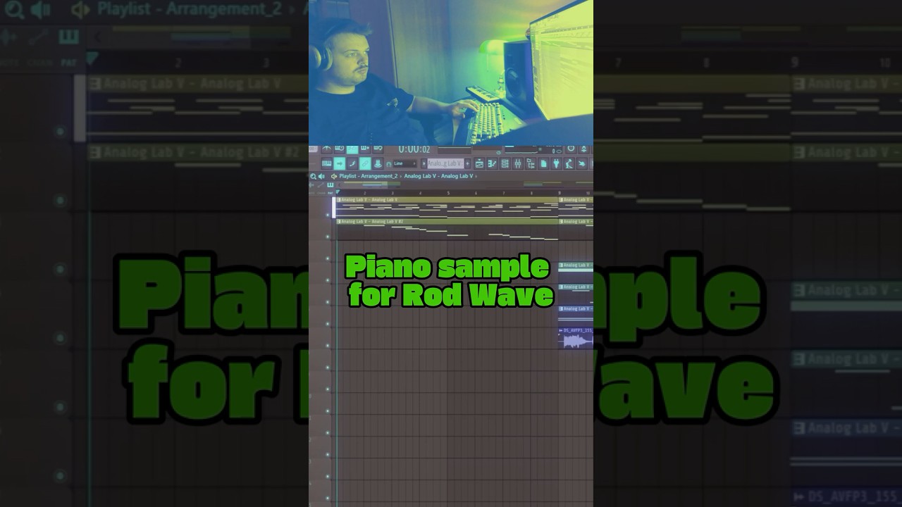 HOW to make PIANO samples for ROD WAVE