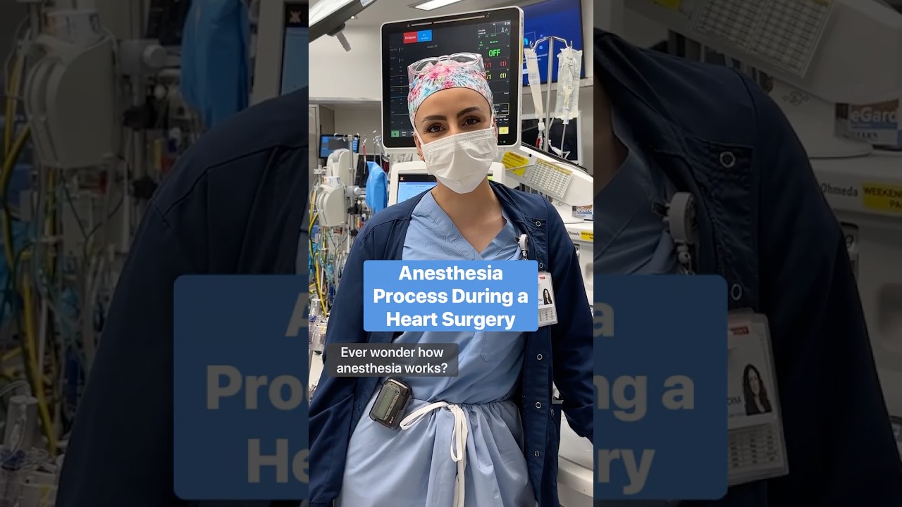 Inside look at the anesthesia process for a heart surgery.