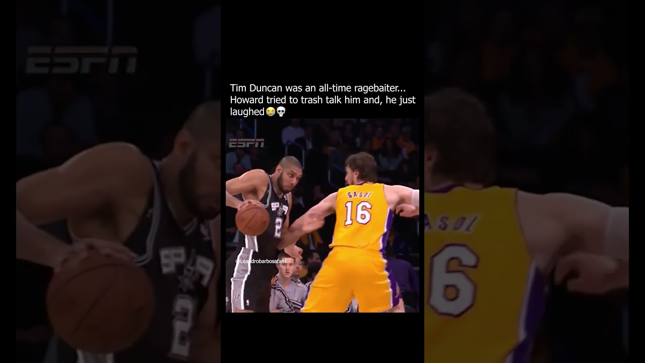 Tim Duncan invented rage-baiting🤣