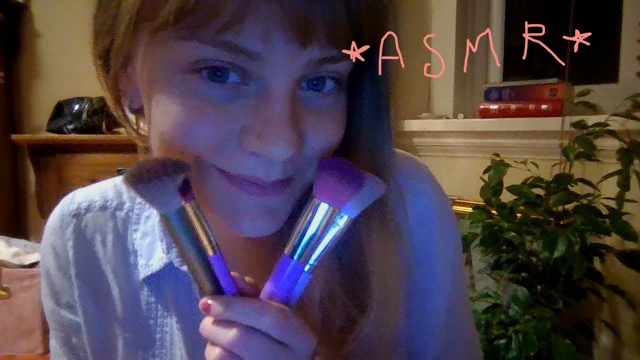 ASMR - doing your makeup and hair (my old makeup soz)