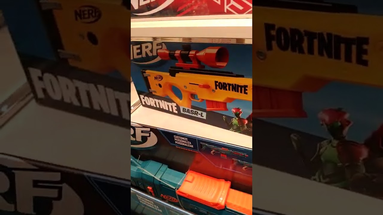 HAPPY KID ENJOY BUYING NERF GUN FORTNITE TOY GUN SNIPER TOYKINGDOM 