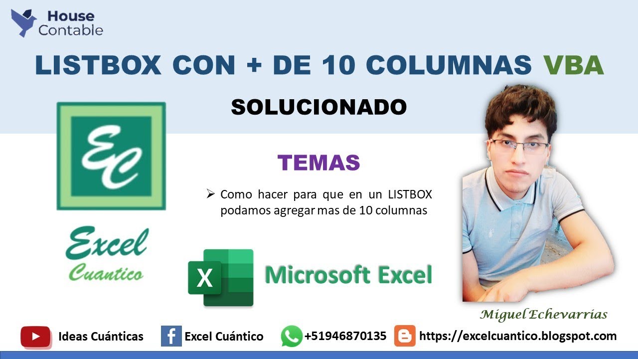 Como hacer para agregar más de 10 columnas a un Listbox - Vba Macros