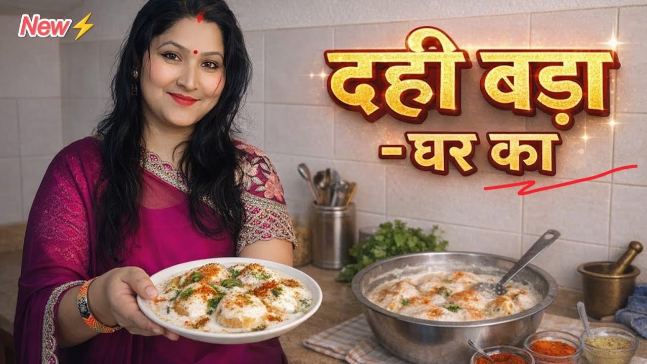 झटपट और सुपर सॉफ्ट दही वड़ा 😋 | आसान ट्रिक से बनाएं बाजार जैसा स्वाद 😮😋