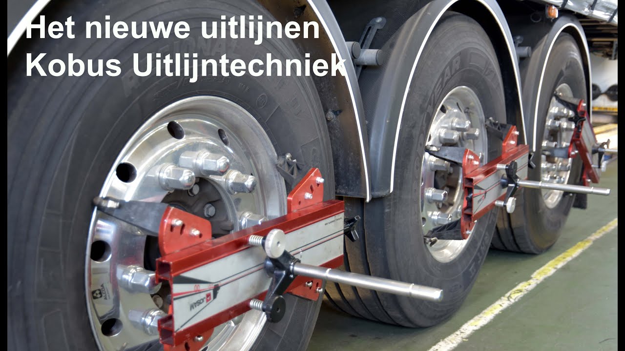 Trailer uitlijnen door Kobus Uitlijntechniek