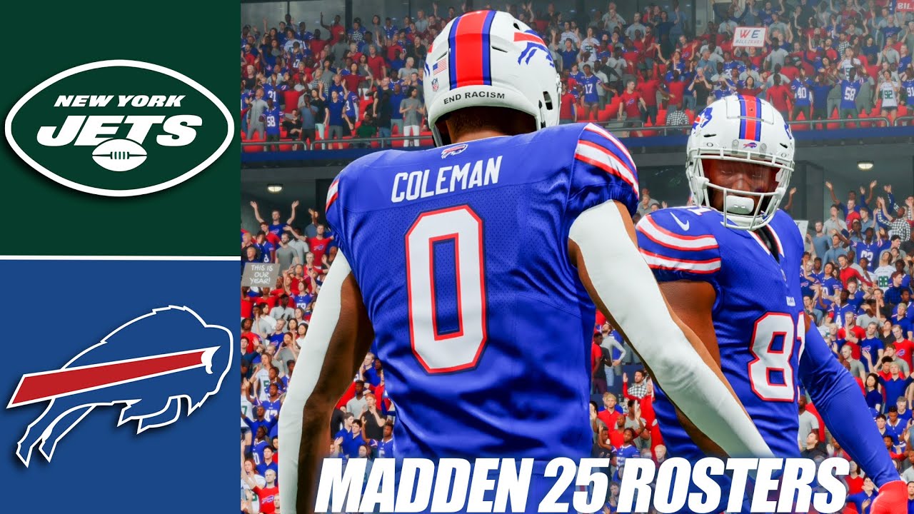 Keon Coleman l Jets vs Bills l (Madden 25 Rosters) l PS5 Simulation
