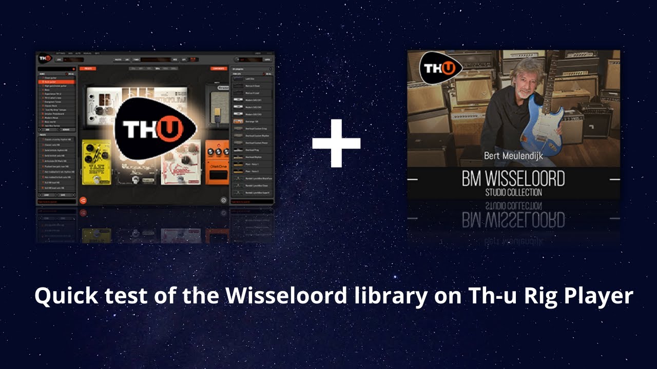 Quick Test of the BM Wisseloord Rig library on Th-U Rig player