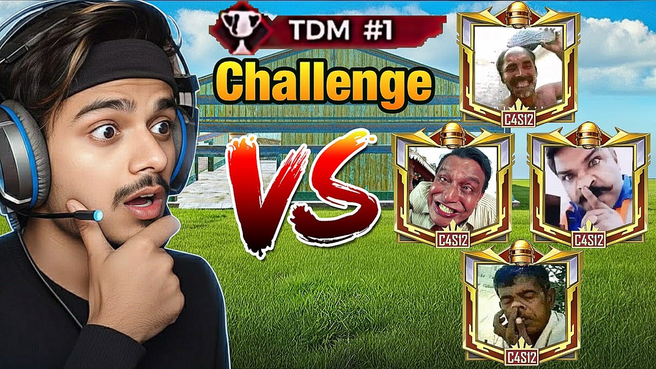 🔥Challenged Mythic Fashion Toxic Boy & her teammates with M4 for 1V3 TDM 🔥SAMSUNG,A3,A5,A6,A7,J2,J5