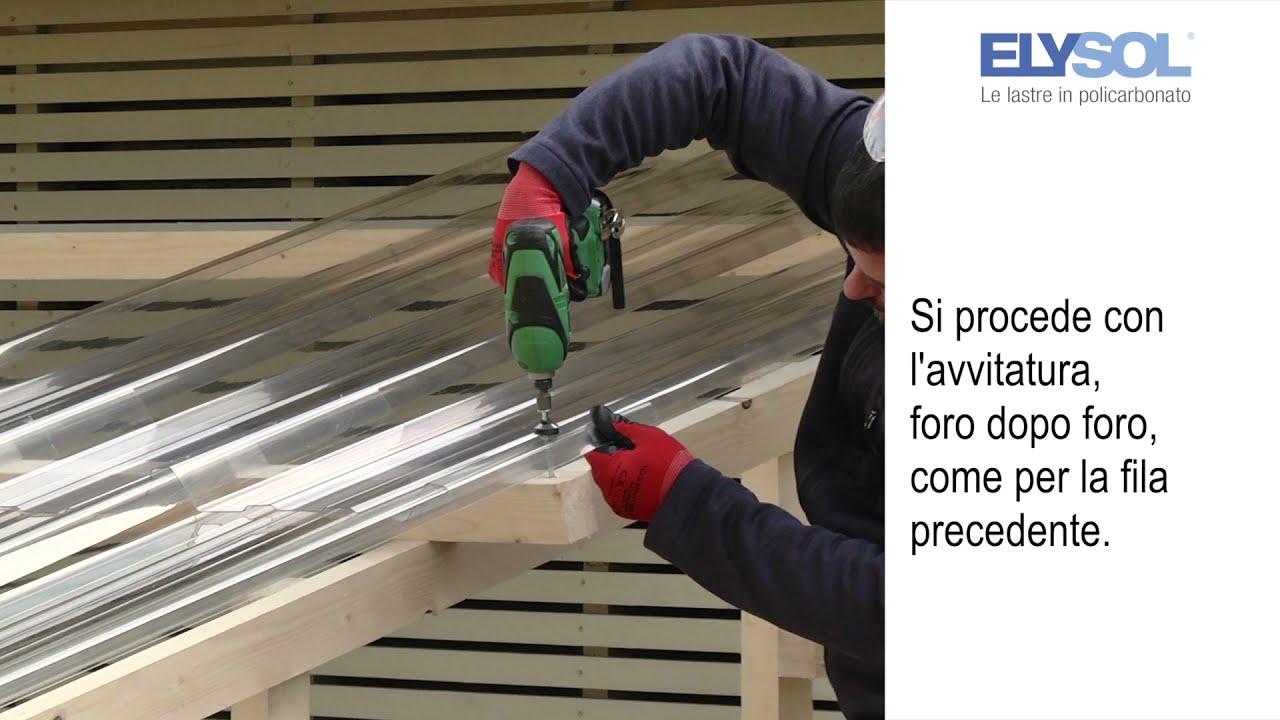 ELYSOL: indicazioni di posa delle lastre in policarbonato compatto Brianza Plastica