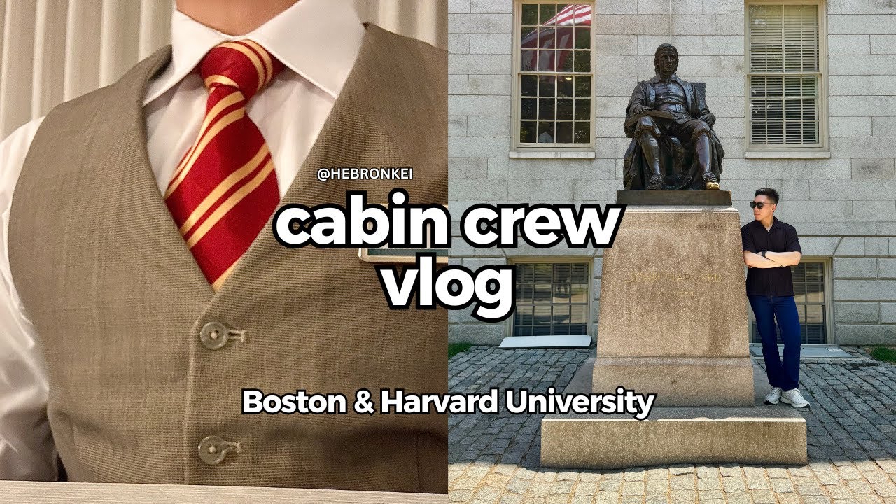Boston, Massachusetts in 4 days 🇺🇸 | HARVARD UNIVERSITY 🎓 | Cathay Pacific CABIN CREW VLOG