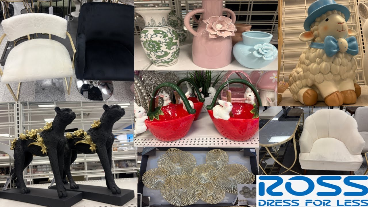 Ross walkthrough (furniture, wall art, Easter and neutral decor) - shop with me