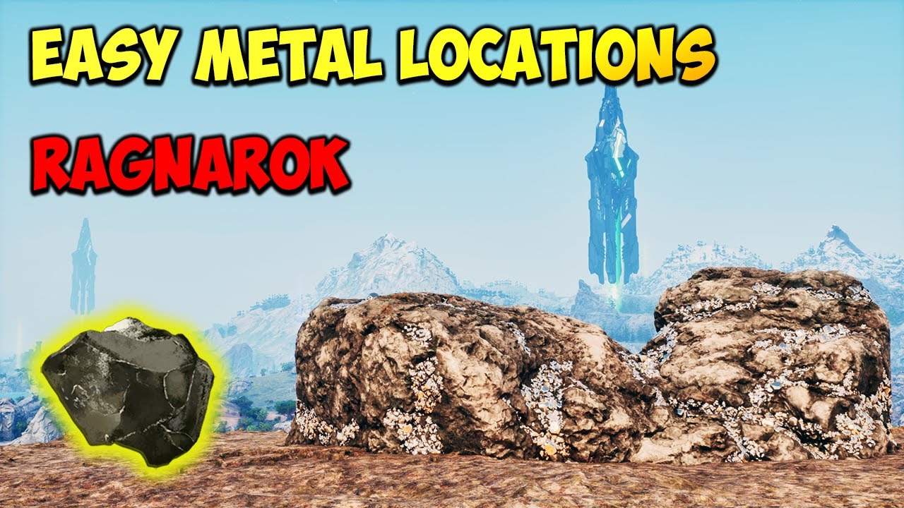 Лучшие места для добычи металла в RAGNAROK | ARK Survival Ascended