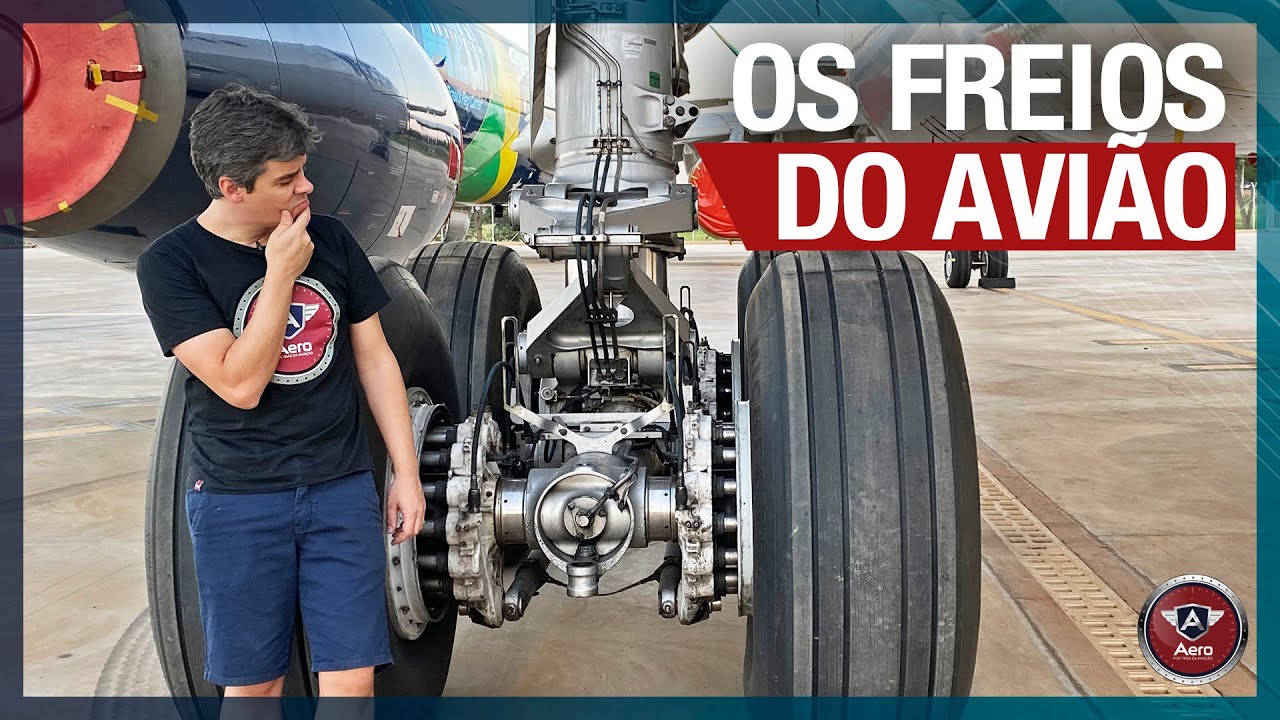 O que faz o avi&atilde;o PARAR? Veja como funcionam os FREIOS