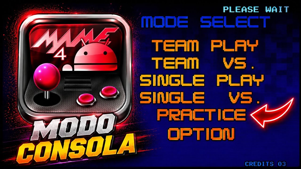 ✅️C&oacute;mo Activar el Modo PRACTICA o CONSOLA en Mame4Droid para TODOS los KOF en Android 🎮