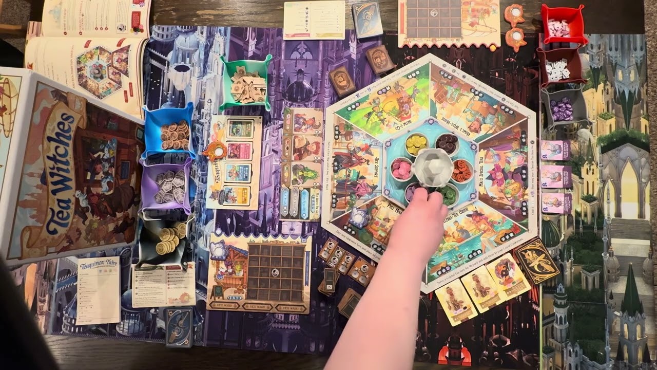 How to Play! - Tea Witches by OP Games (Game Night Prep quick tutorial.) #gaming #tutorial