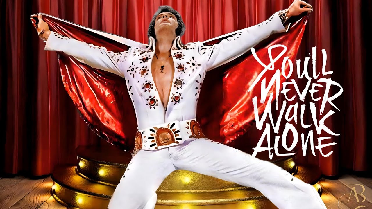 ELVIS PRESLEY,  YOU WILL NEVER WALK ALONE LIVE.AMAZING.