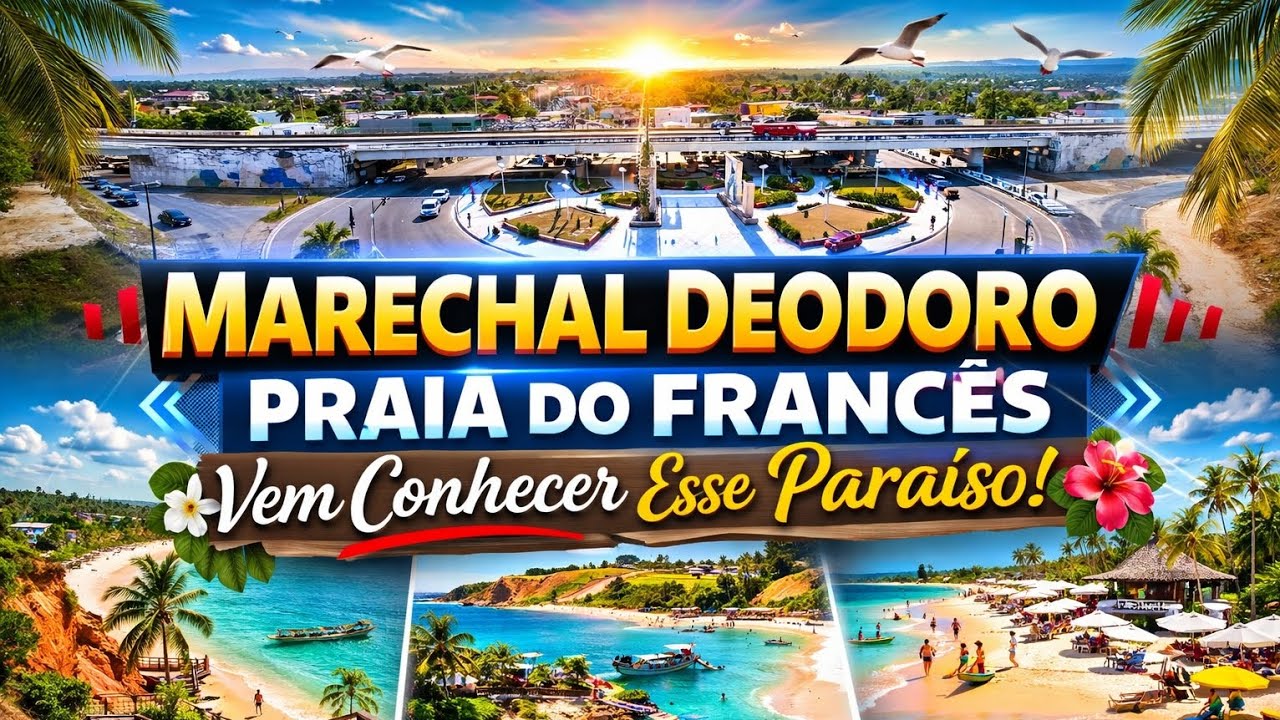 MARECHAL DEODORO e PRAIA DO FRANCÊS: O PARAÍSO QUE ENCANTA ALAGOAS! 🌊☀️