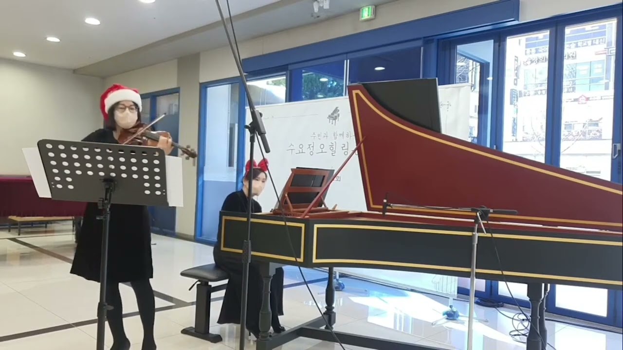 Christmas Medley for violin and  Harpsichord