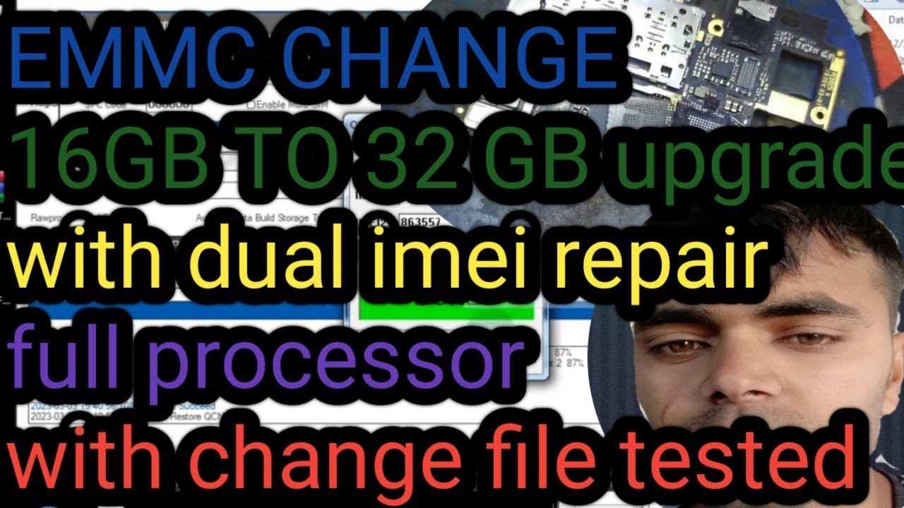 redmi 6 pro emmc change with dual imei repair full processor ENG file