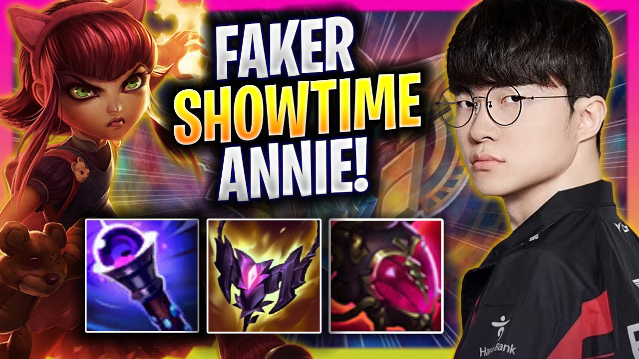 FAKER SHOWTIME WITH ANNIE! - T1 Faker Plays Annie MID vs Ryze! | Season 2025